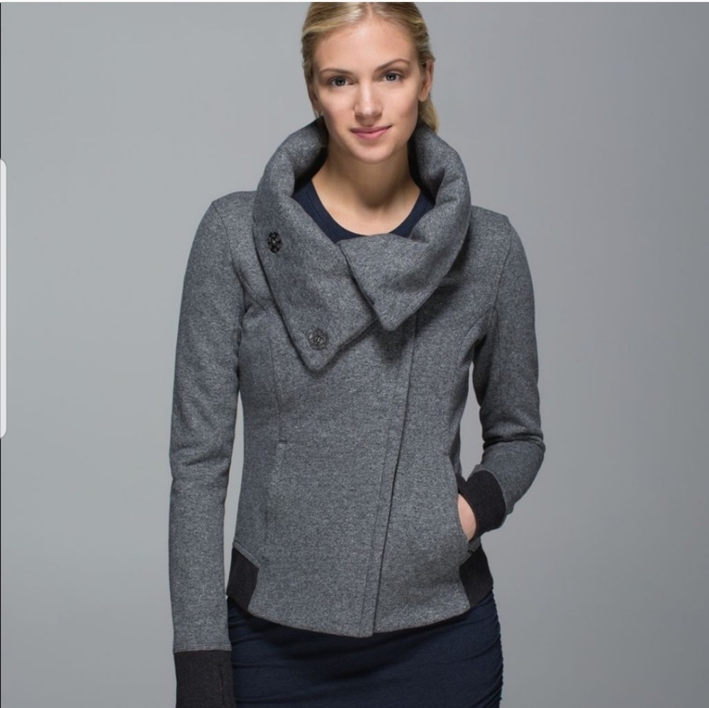 Lululemon heathered jacket " karmacollected " 10